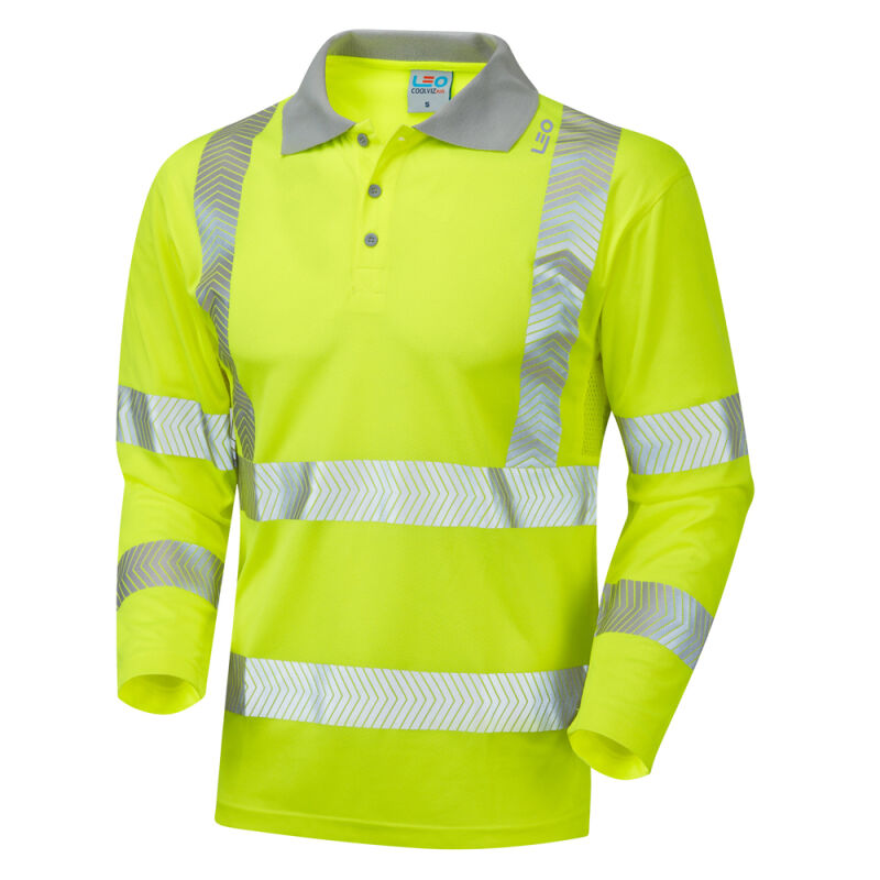 Barricane ISO 20471 Class 3 Coolviz Plus Sleeved Polo Shirt