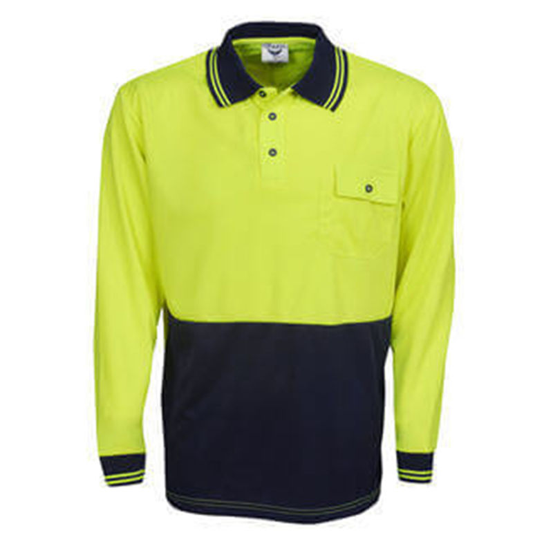 Polo - Hi Vis Long Sleeve | Murray Uniforms Australia