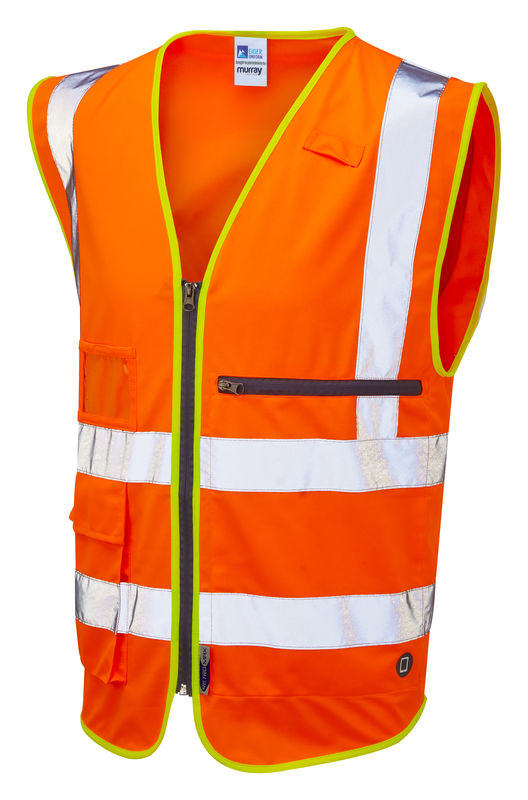 Hi Vis Superior Vest with Tablet Pocket | Murray Uniforms Australia