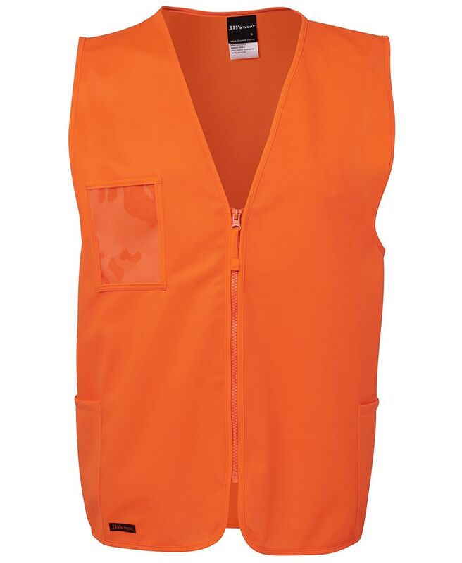Hi Vis Zip Safety Vest | Murray Uniforms Australia