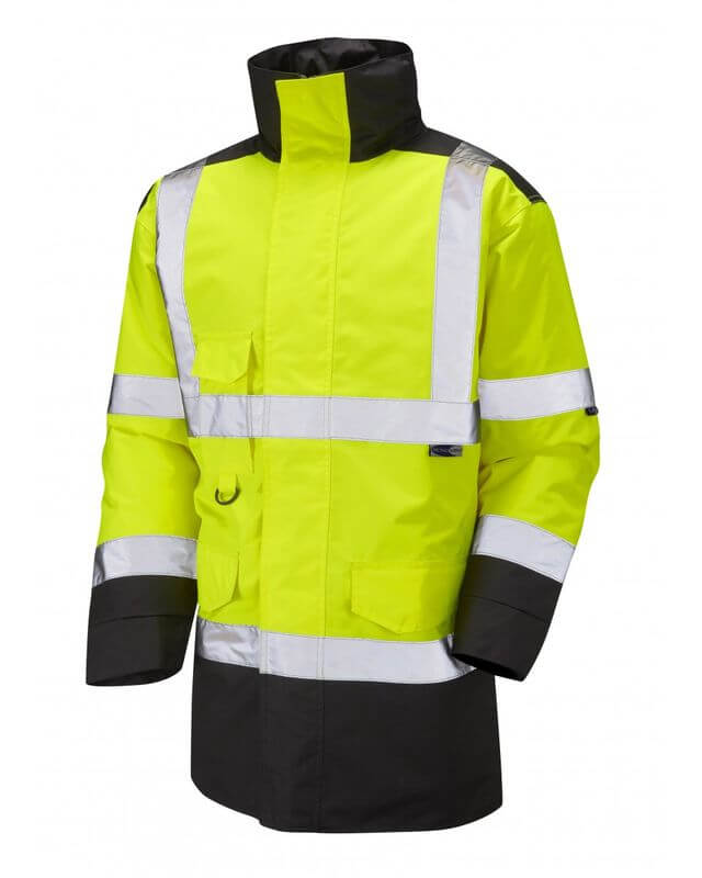 Hi Vis Warm Quilt Lined Jacket | Murray Uniforms Australia