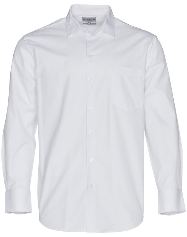 Men's CVC Oxford Long Sleeve Shirt | Murray Uniforms Australia