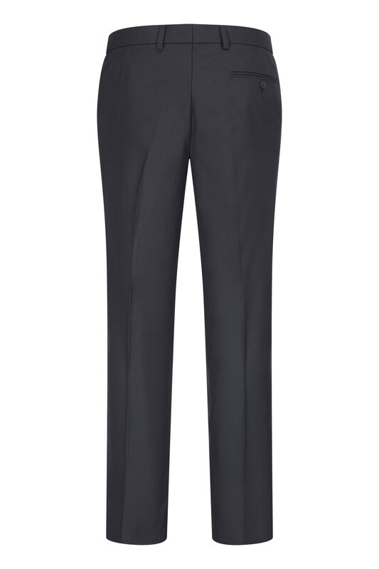 Men+39s Single Pleat Heavy Duty Wool Mix Trousers Navy