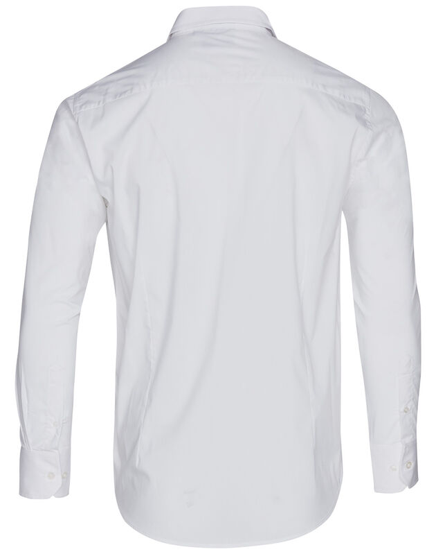 Men+39s Teflon Executive Long Sleeve Shirt White