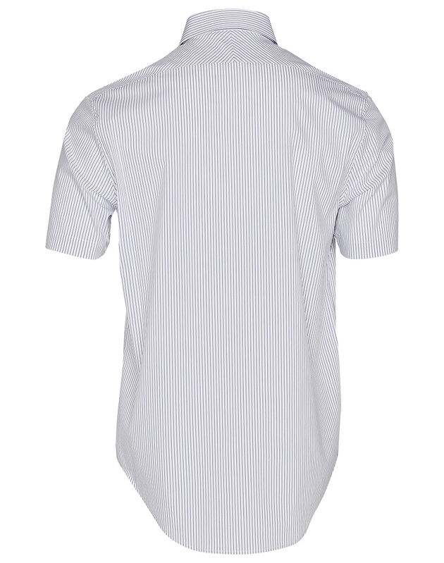 Men's Ticking Stripe Short Sleeve Shirt | Murray Uniforms Australia