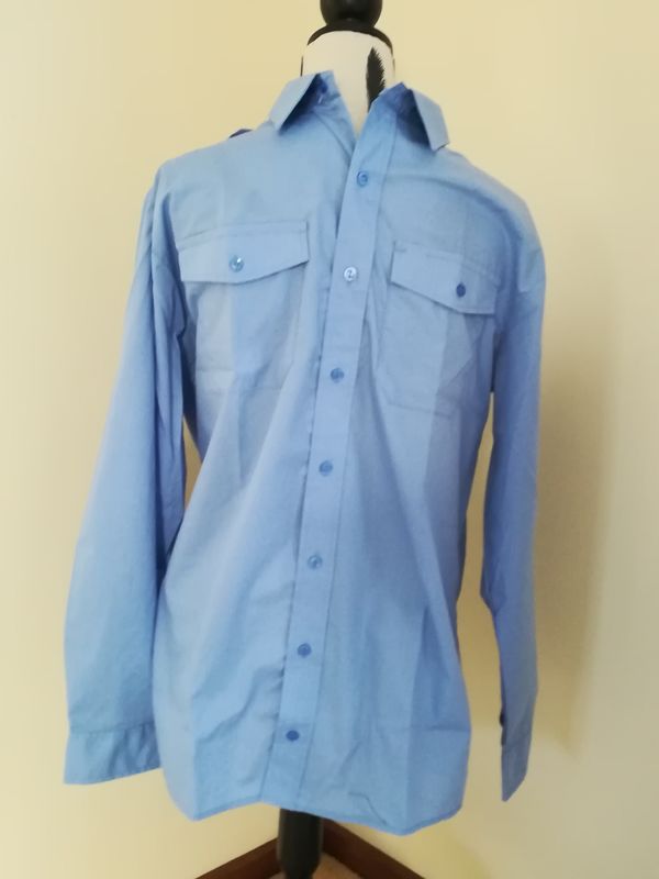 Men's Long Sleeve Epaulet Shirt Murray Uniforms Australia