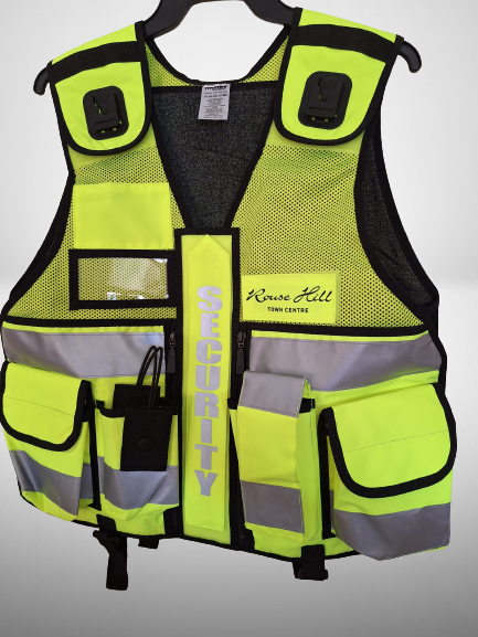 Multi Pocket Security SlashCut Resistant 3M Hi Vis Tape Add your brand Name 