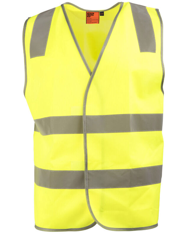 Safety Vest With Shoulder Tapes Yellow