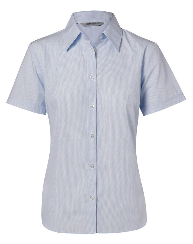 Womenand39s Fine Stripe Short Sleeve Shirt