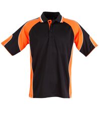 Alliance Polo Black/Orange