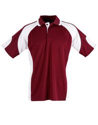 Alliance Polo Maroon/White