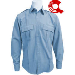 American Styling Uniform Long Sleeve Shirt Blue 