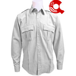 American Styling Uniform Long Sleeve Shirt White