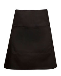 Apron tie at the Waist Short Length Black