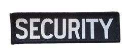 Badge   Woven SECURITY Black