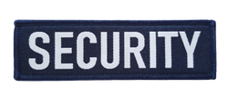 Badge   Woven SECURITY Navy