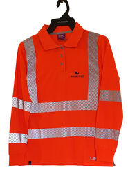 Barricane ISO 20471 Class 3 Coolviz Plus Sleeved Polo Shirt with logo