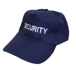 Baseball Cap PolyCotton  Security White