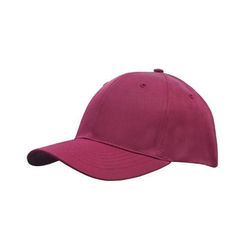 Baseball Cap  Anti Fade Fabric Maroon