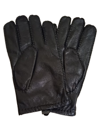 Black Leather Gloves