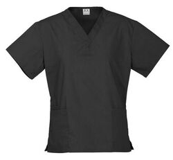 Classic Scrubs Top Ladies Black