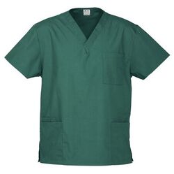 Classic Scrubs Top Unisex Hunter Green