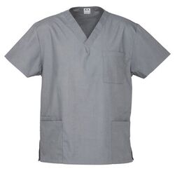 Classic Scrubs Top Unisex Pewter