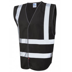 Coloured Hi Vis Vest Black