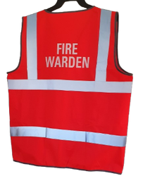 Coloured Hi Vis Vest Fire Warden