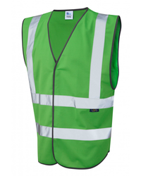 Coloured Hi Vis Vest First Aider Green