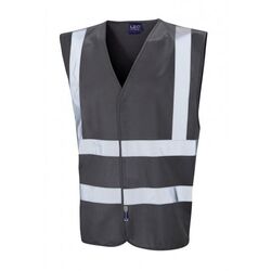 Coloured Hi Vis Vest First Aider Grey