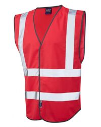 Coloured Hi Vis Vest First Aider Red