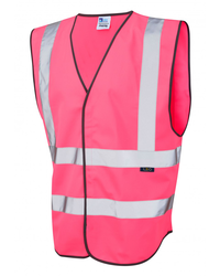Coloured Hi Vis Vest First Officer Pink
