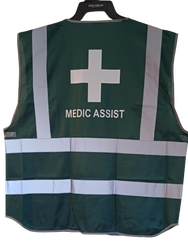 Coloured Hi Vis Vest Medical 