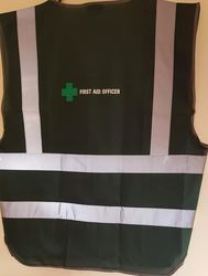 Coloured Hi Vis Vest First Aid added