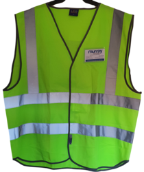 Coloured Hi Vis Vest with ID Pocket