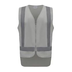 Coloured Safety Vest with Zip