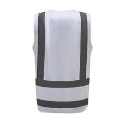 Coloured Safety Vest with Zip