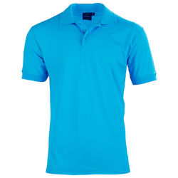 Connection Polo Menand39s Aqua Blue