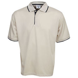  Cooldry Micro Mesh Polo Beige/Navy/White