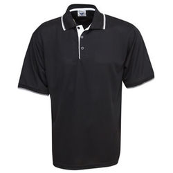 Cooldry Micro Mesh Polo Black/White/Silver