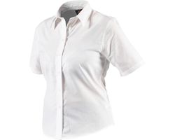 Dickies Ladies Short Sleeve Oxford Shirt White
