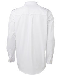 Epaulette Shirt LS White