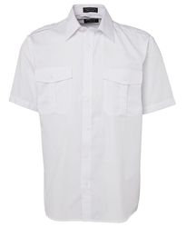 Epaulette Shirt SS White