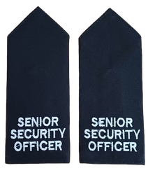 Epaulette - Embroidered SENIOR SECURITY OFFICER 