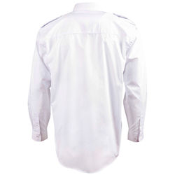 Epaulettes Superior Shirt   Long Sleeve White