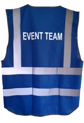 Event Team Coloured Vests