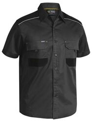 FLX and MOVE Mechanical Stretch Shirt Charcoal