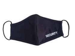 Fabric Face Mask Security Black