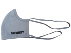 Fabric Face Mask Security Grey